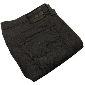 AG Adriano Goldschmied Everett Pants 38x32 Slim Straight Gray Plaid Chino Mens
